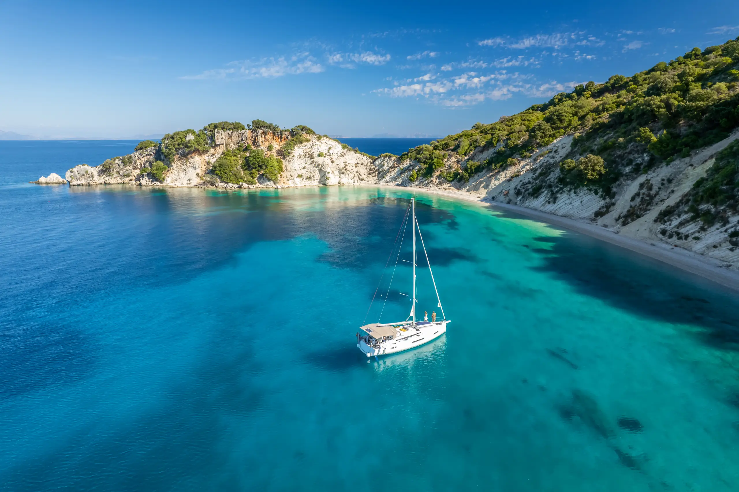 Viajes en velero o catamaran por las islas griegas